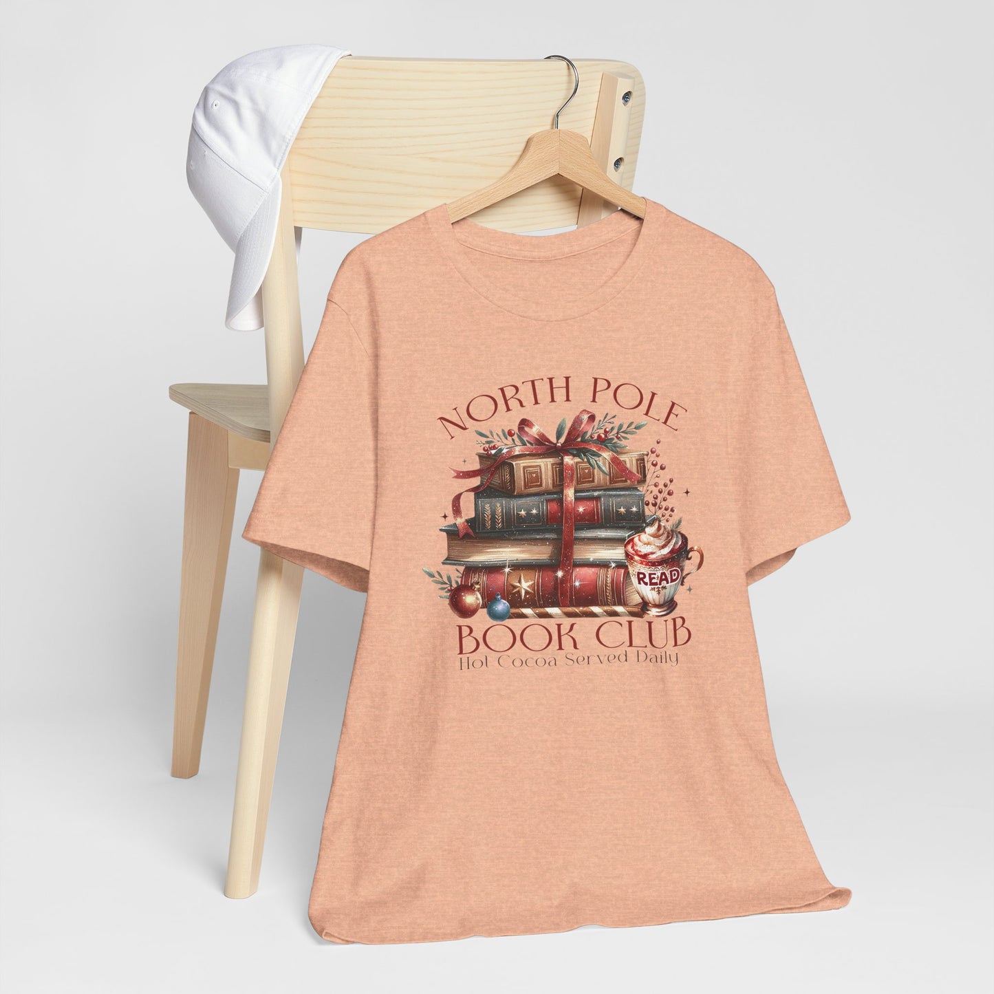 North Pole Book Club Unisex Jersey T-shirt - sizes S - 3X