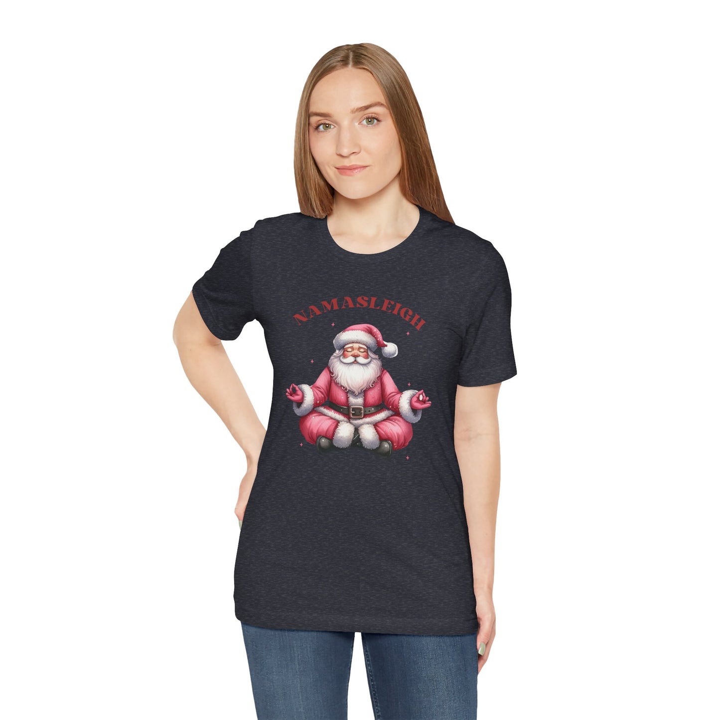 Namasleigh Santa  Unisex Jersey Short Sleeve Tee - size S - 3X