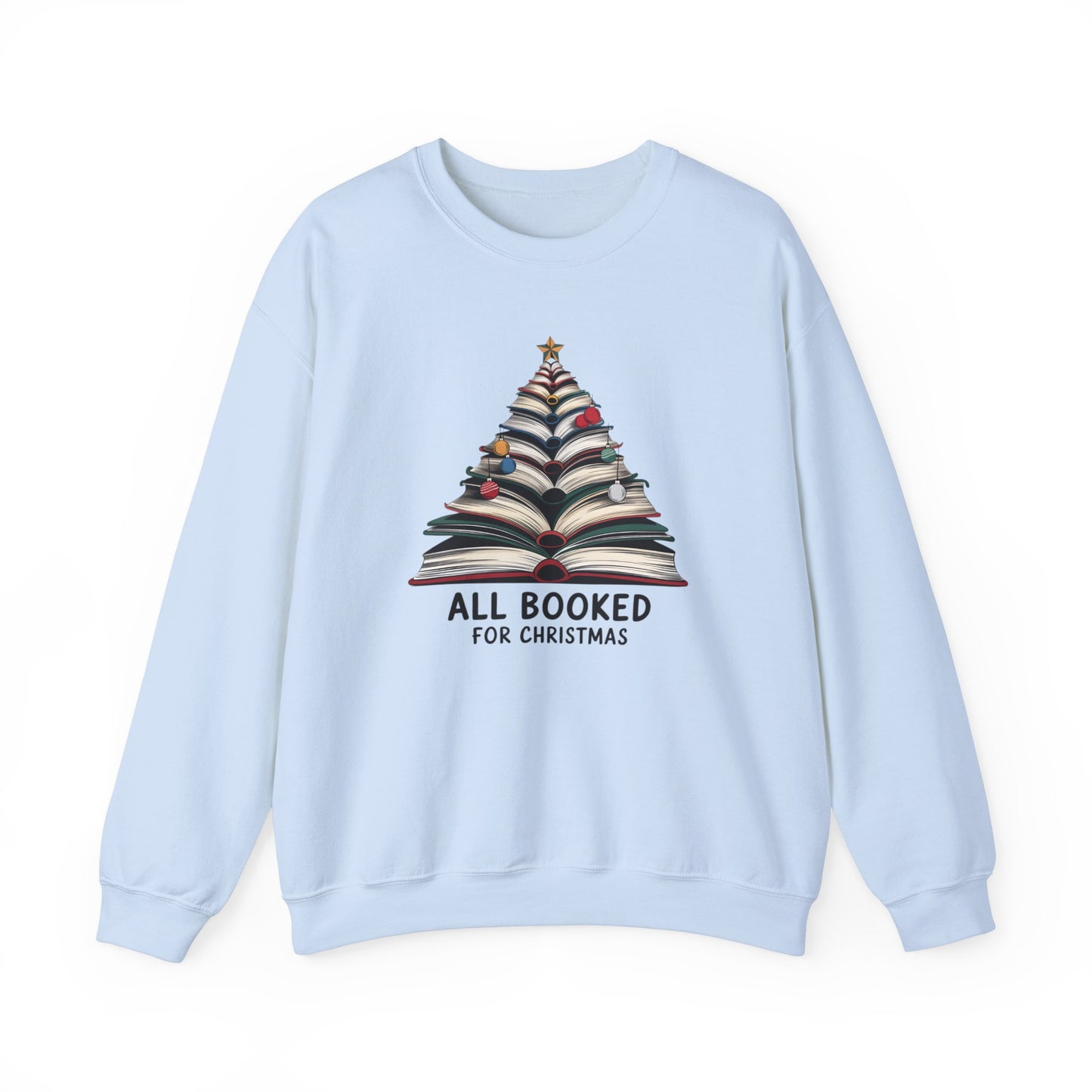 All Booked for Christmas Unisex Heavy Blend™ Crewneck Sweatshirt - sizes S - 3X