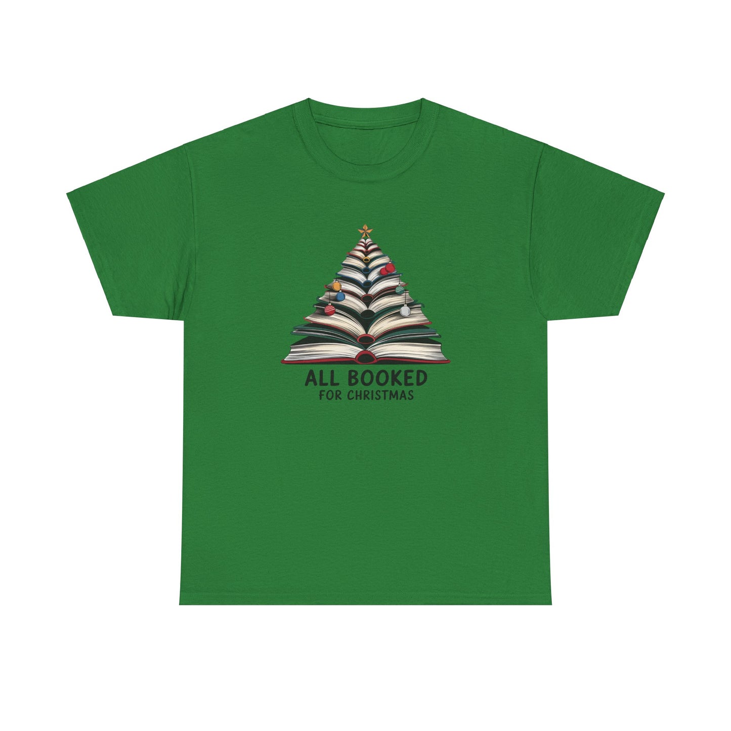 All Booked for Christmas Unisex Heavy Cotton T-shirt - sizes S - 5X