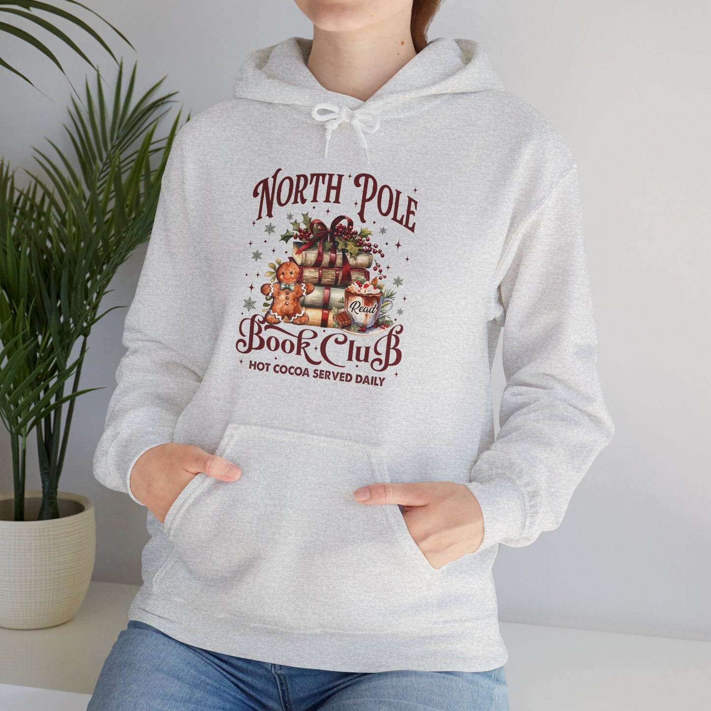 North Pole Book Club Unisex Heavy Blend™ Hooded Sweatshirt -sizes S - 3X