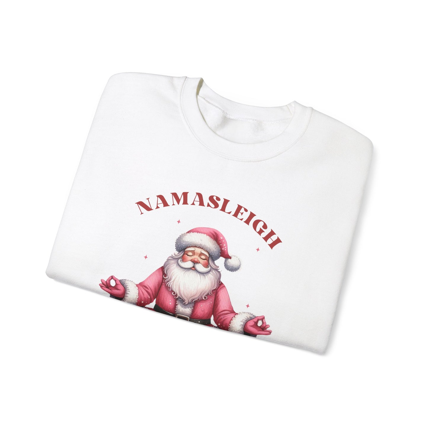 Namasleigh Santa Unisex Heavy Blend Crewneck Sweatshirt - Sizes S - 5X