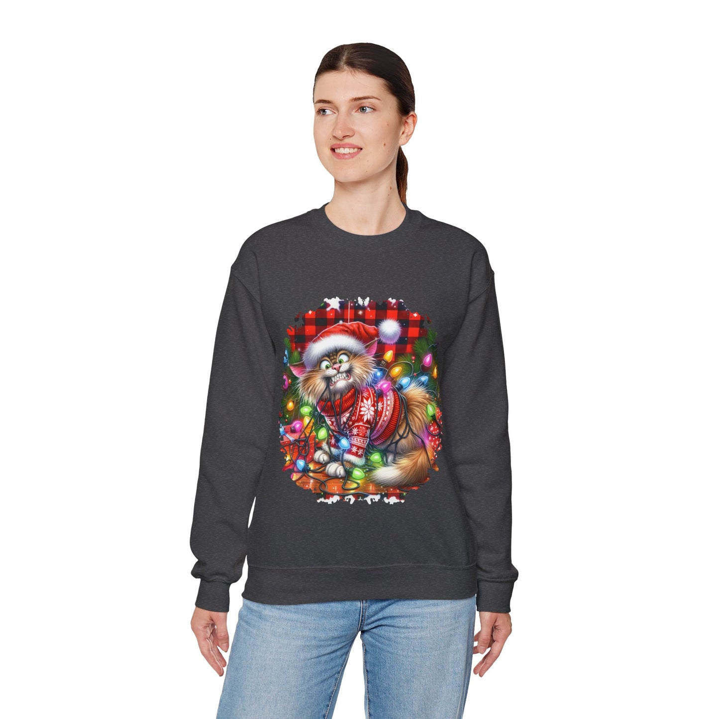 Christmas Cat Unisex Sweatshirt