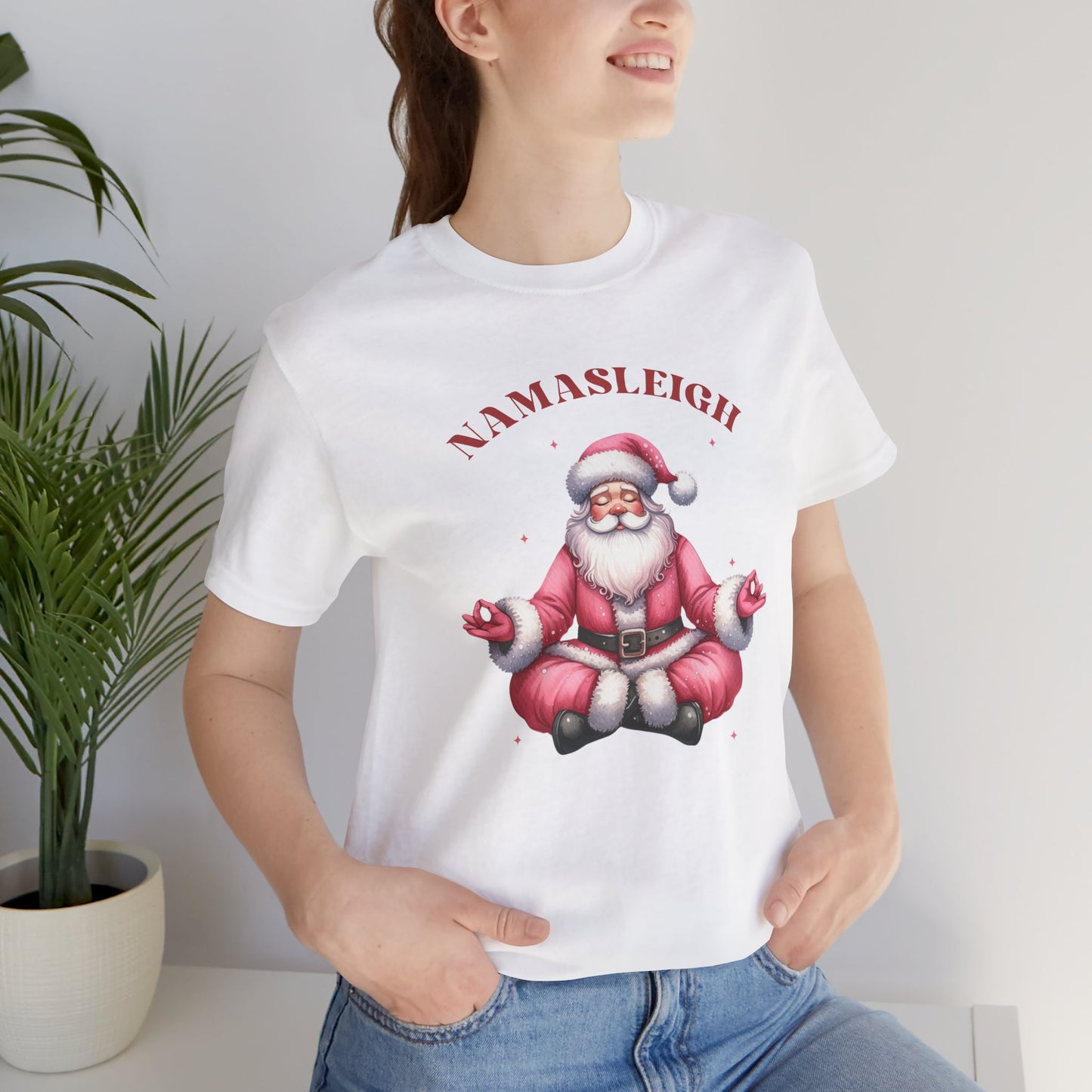 Namasleigh Santa Unisex Jersey Short Sleeve Tee - sizes S - 3X