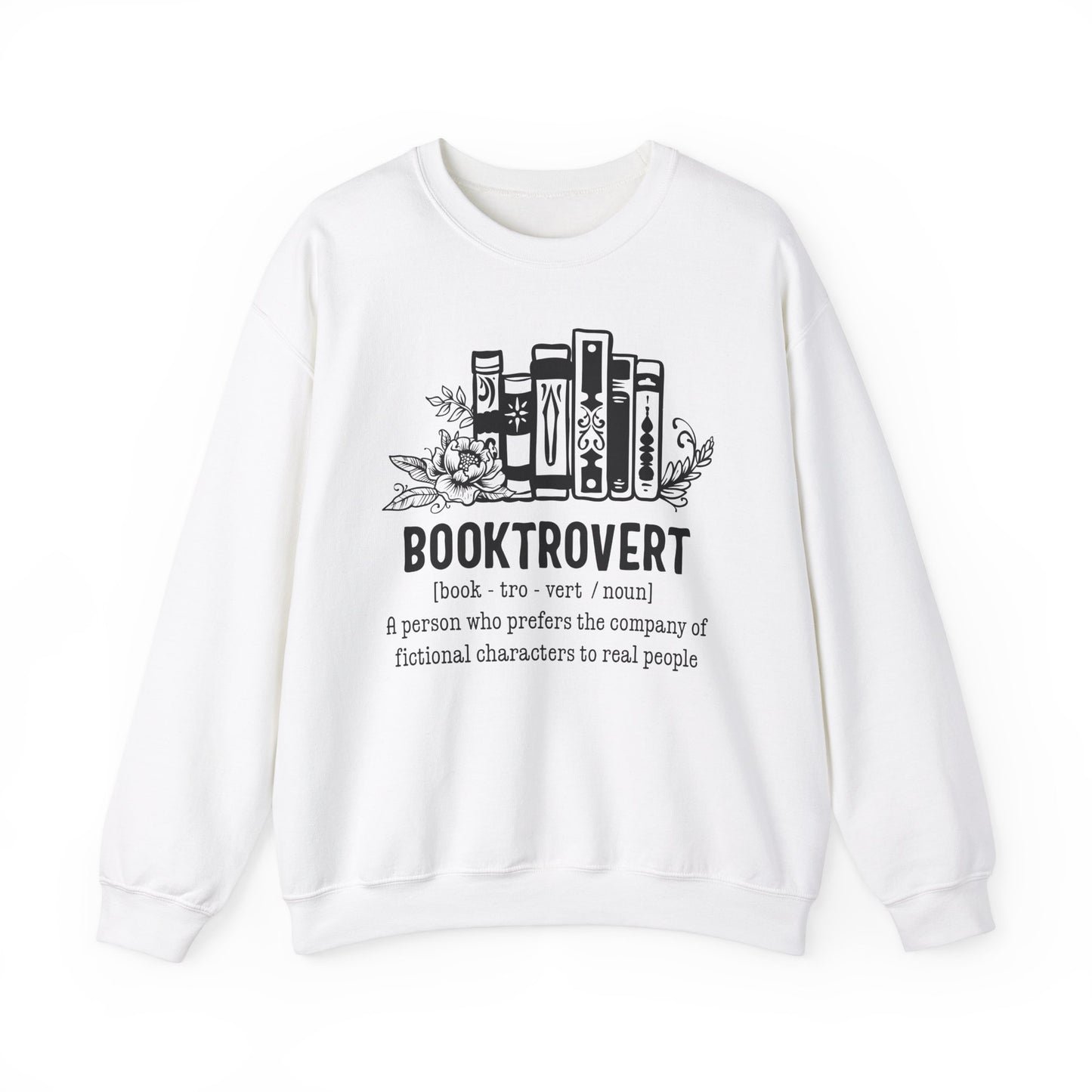 Booktrovert Unisex Heavy Blend Crewneck Sweatshirt