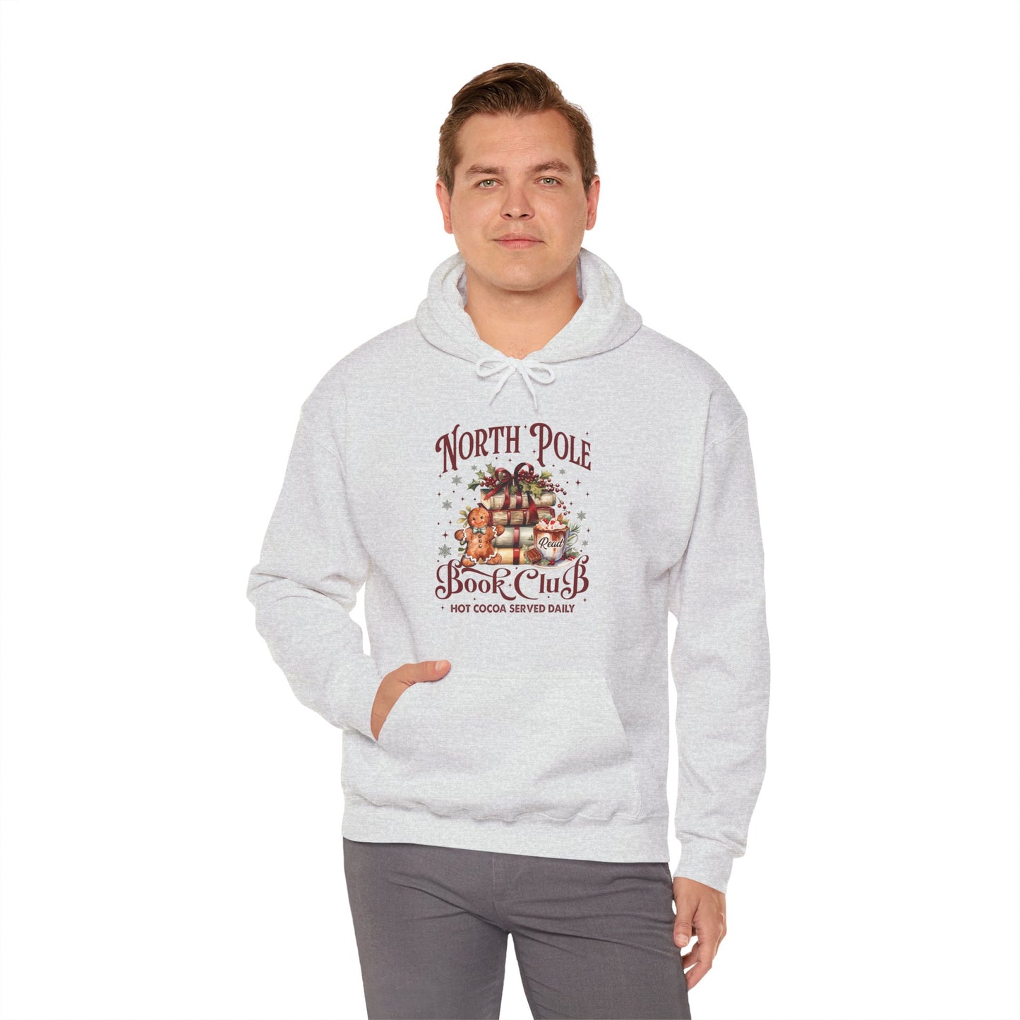 North Pole Book Club Unisex Heavy Blend™ Hooded Sweatshirt -sizes S - 3X