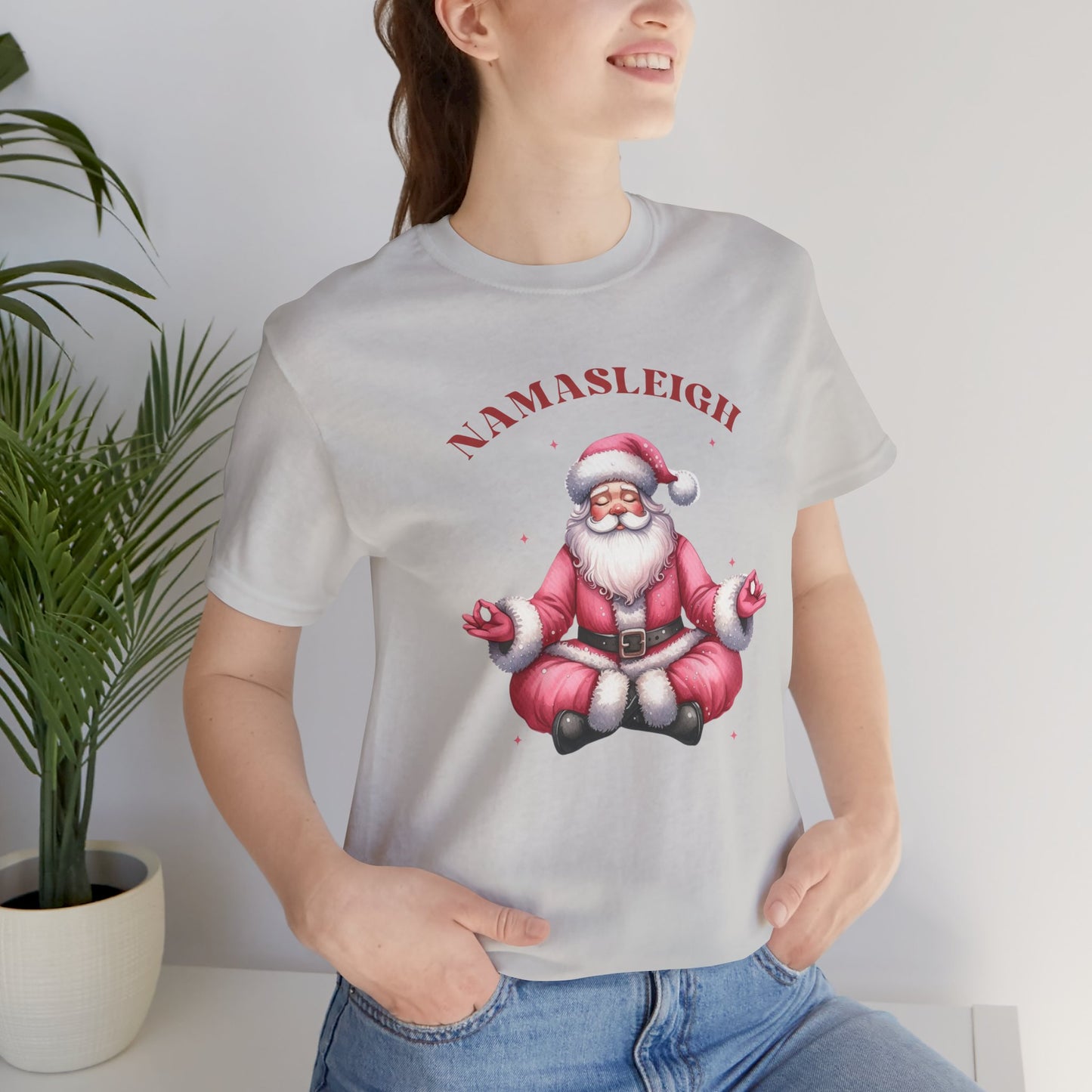 Namasleigh Santa Unisex Jersey Short Sleeve Tee - sizes S - 3X