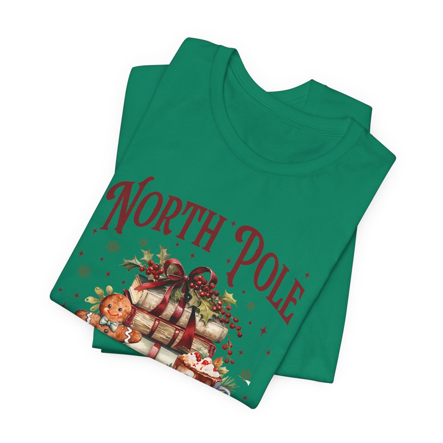 North Pole Book Club Unisex Jersey Short Sleeve Tee - sizes S - 3X