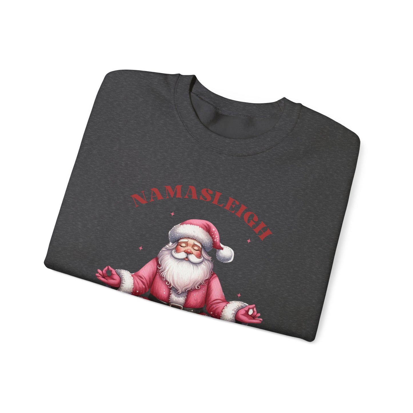 Namasleigh Santa Unisex Heavy Blend Crewneck Sweatshirt - Sizes S - 5X