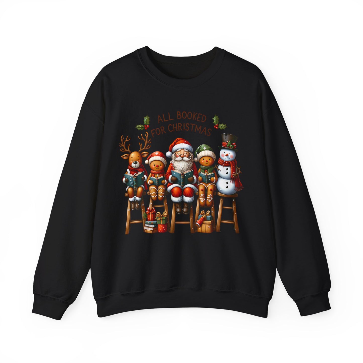 Christmas Characters Unisex Heavy Blend Crewneck Sweatshirt