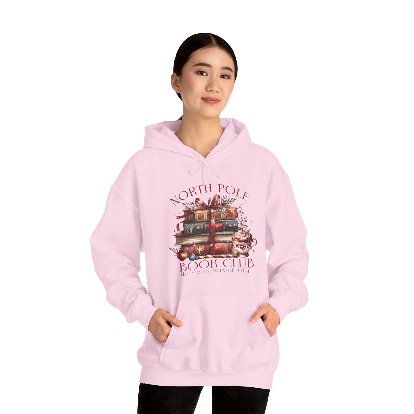 North Pole Book Club Unisex Heavy Blend™ Hooded Sweatshirt - size S - 3X