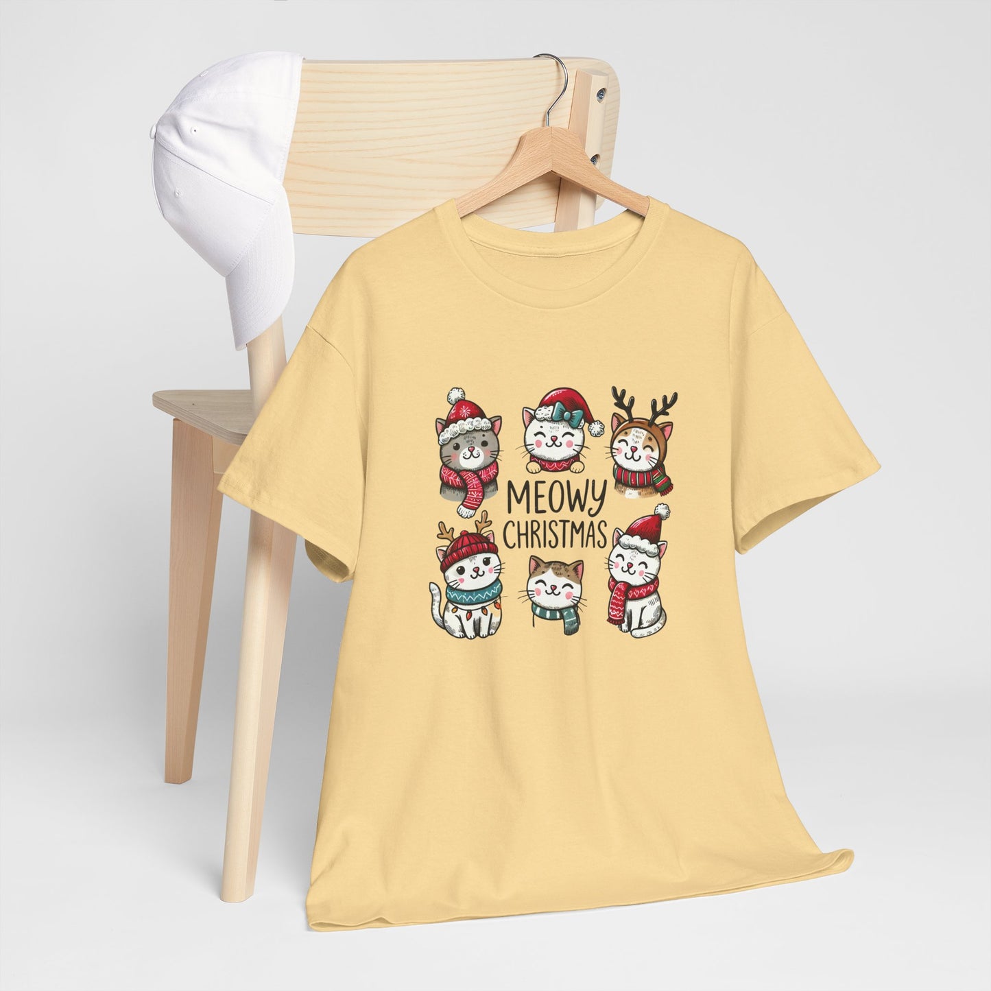 Meowy Christmas Unisex T-shirt - sizes S - 5X