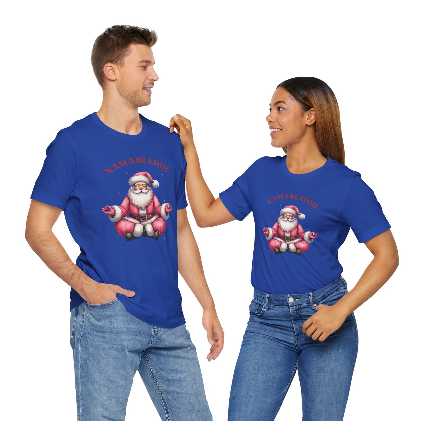 Namasleigh Santa  Unisex Jersey Short Sleeve Tee - size S - 3X