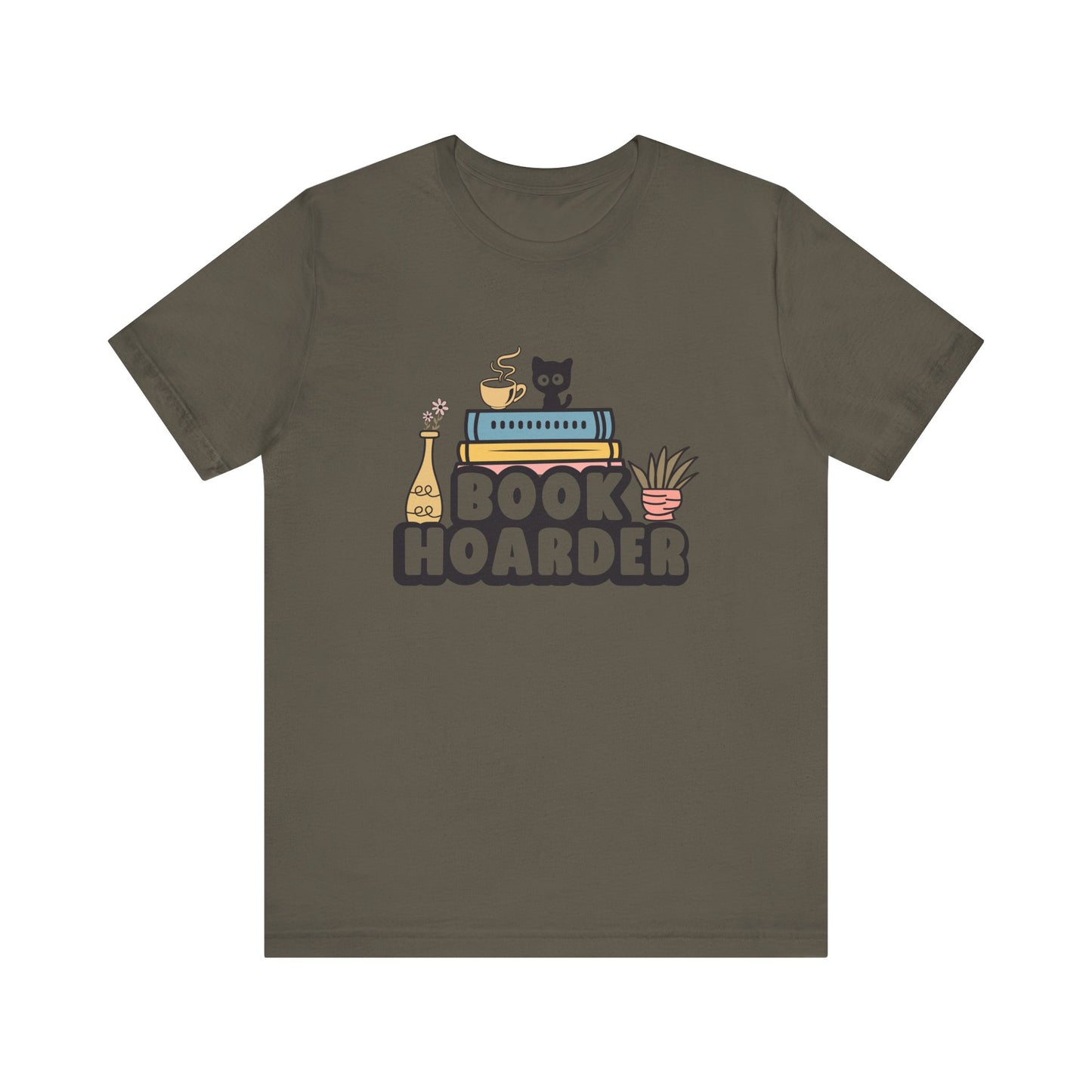 Book Hoarder Unisex Short Sleeve Tee - Sizes S - 3X