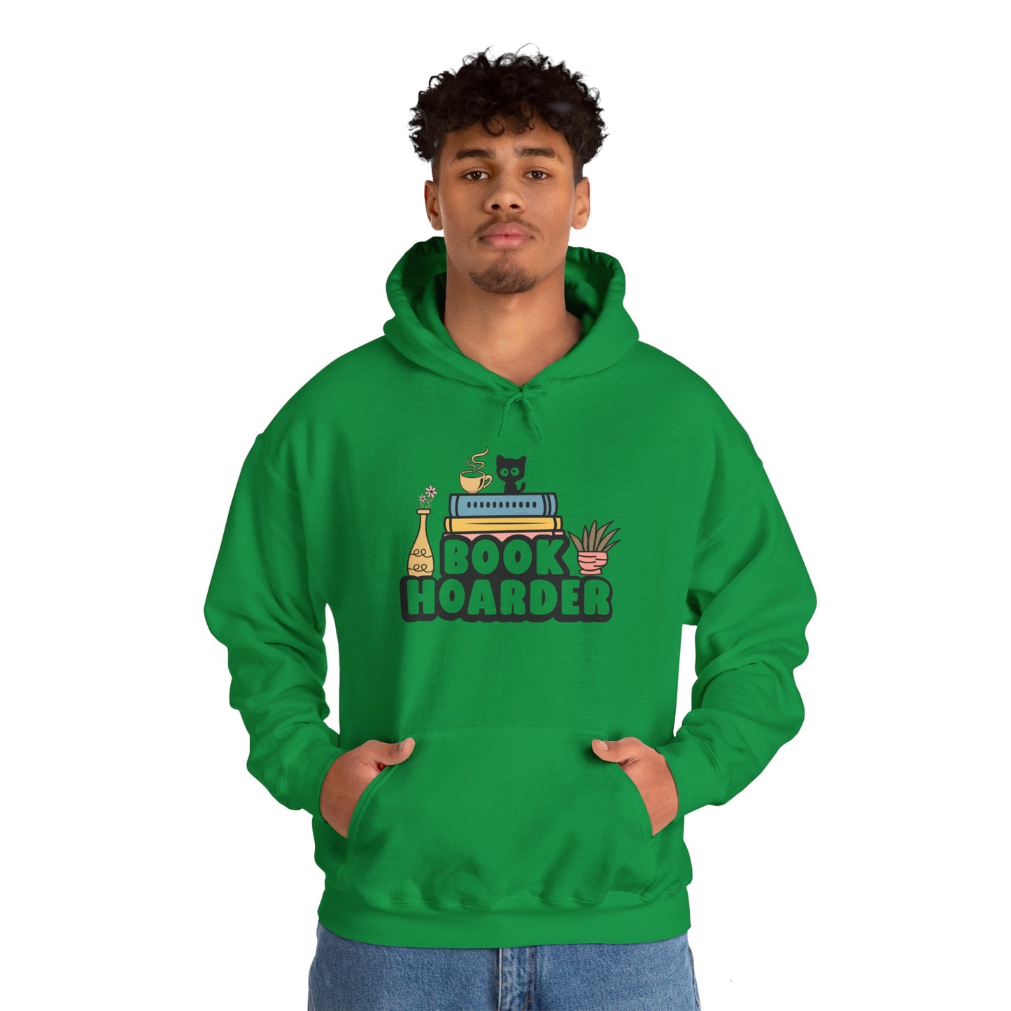 Book Hoarder Unisex Heavy Blend™ Hooded Sweatshirt - sizes S - 3X