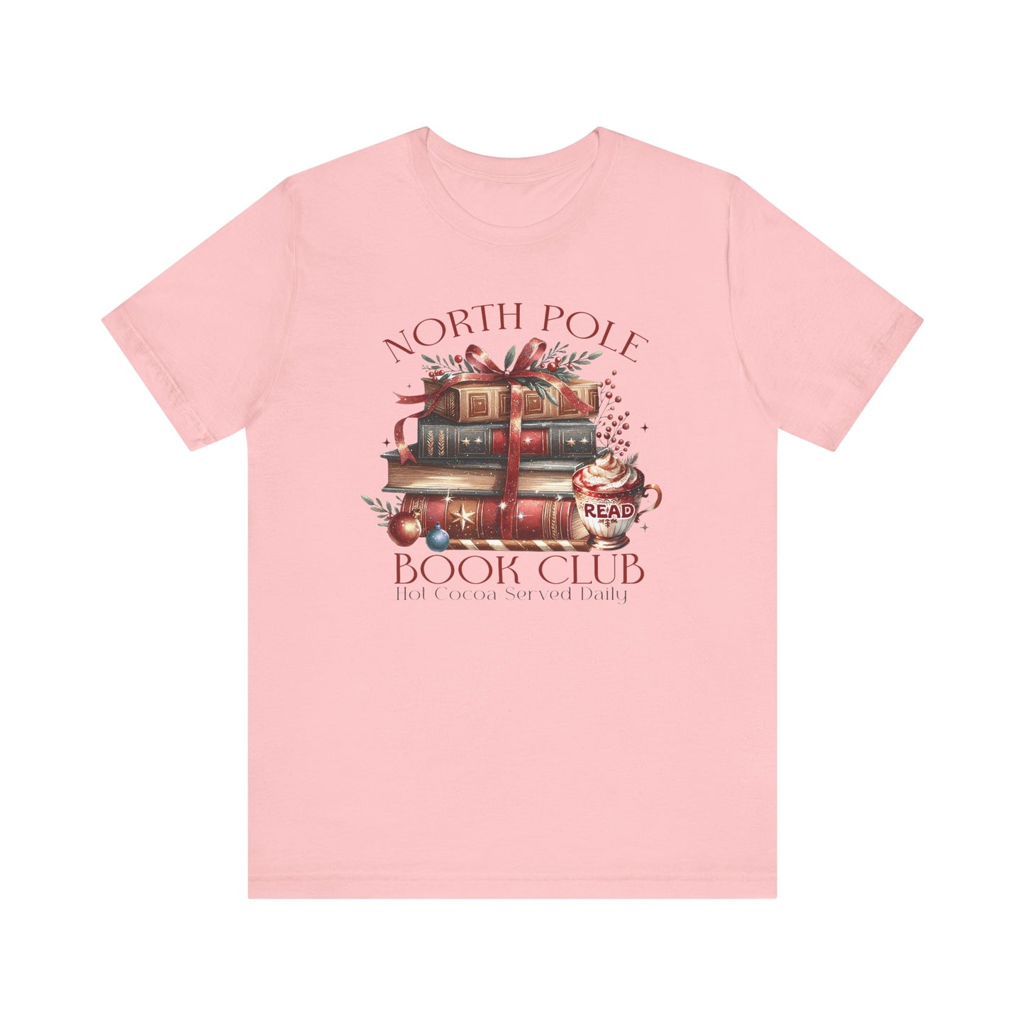 North Pole Book Club Unisex Jersey T-shirt - sizes S - 3X