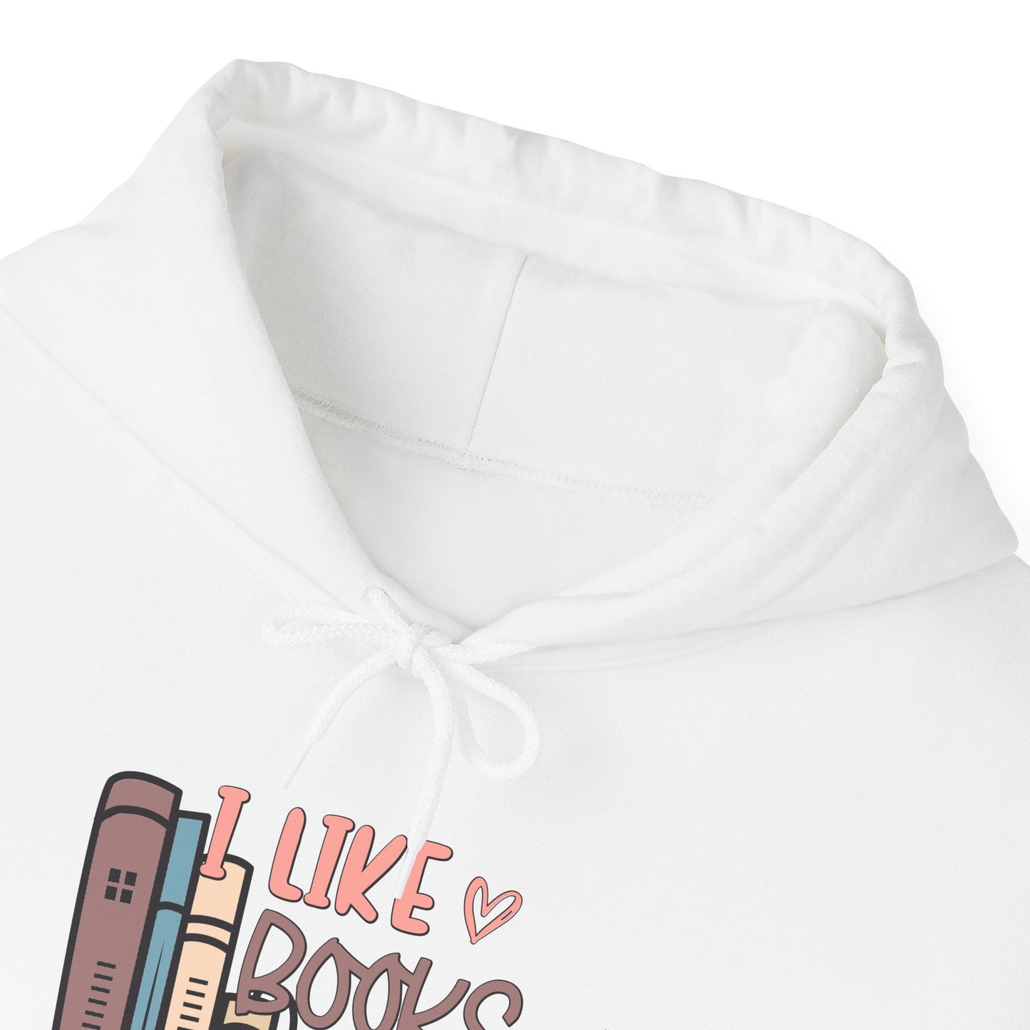 I like books more than people Unisex Heavy Blend™ Hooded Sweatshirt - sizes S - 3X