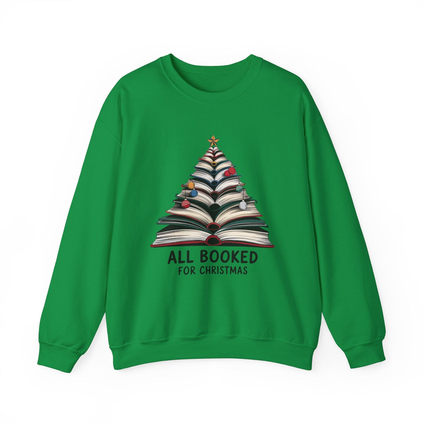 All Booked for Christmas Unisex Heavy Blend™ Crewneck Sweatshirt - sizes S - 5X