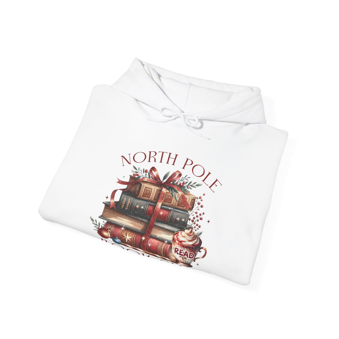 North Pole Book Club Unisex Heavy Blend™ Hooded Sweatshirt - size S - 3X